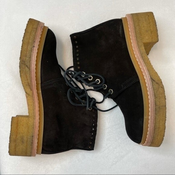 Maison Margiela Gum Platform Suede Ankle Boots - Picture 9 of 14